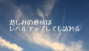 悲しみの感情はレベルアップしても訪れる